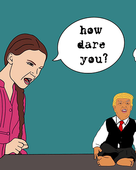 How dare you? (A4 Print)