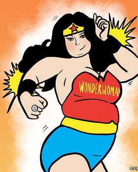Wonderwoman (A4 Print)